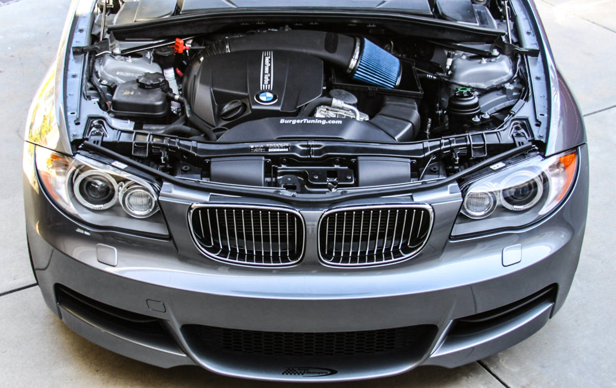 BMS N55 intake installed in BMW engine bay