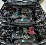 BMS N54 dual cone intake detail