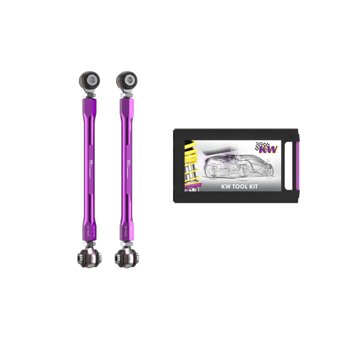 KW Clubsport adjustable rear toe link kit 68510490
