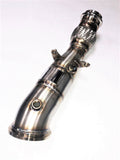 Evolution Racewerks Sports Series 4" High Flow Catted Downpipe Toyota GR Supra 2.0 B46 (view 2)