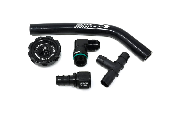 BMS B58 oil filler cap dual-vent connection kit