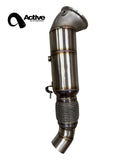 Active Autowerke B58N GESI catted downpipe for BMW X5 X3 X7 540i 640i 740i 2025