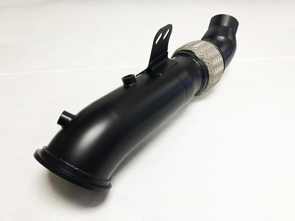 Evolution Racewerks Sports Series 4.5" High Flow Catted Downpipe Toyota GR Supra 3.0 B58 (view 3)