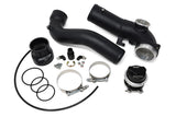 BMS B58TU charge pipe BOV kit contents with fittings, tubing and hardware