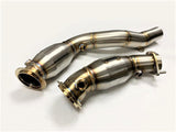 Evolution Racewerks Sports Series High Flow Catted Downpipes S55