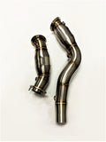 Evolution Racewerks Sports Series High Flow Catted Downpipes S55 (view 3)