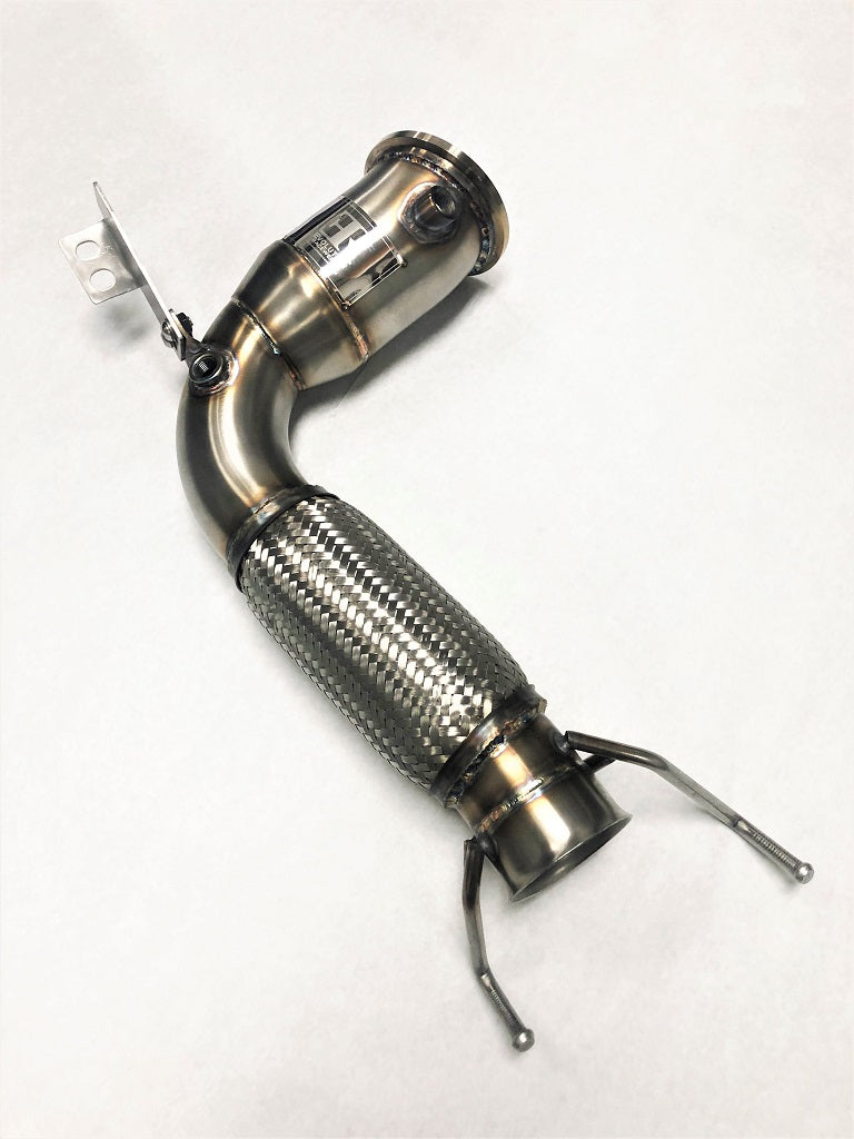 Evolution Racewerks Competition Series 4" Catless Downpipe X1 / X2 / 2 Series Gran Coupe B46/B48 US Spec (view 2)
