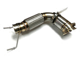 Evolution Racewerks Sports Series 4" High Flow Catted Downpipe M135i xDrive F40 B48 (view 2)
