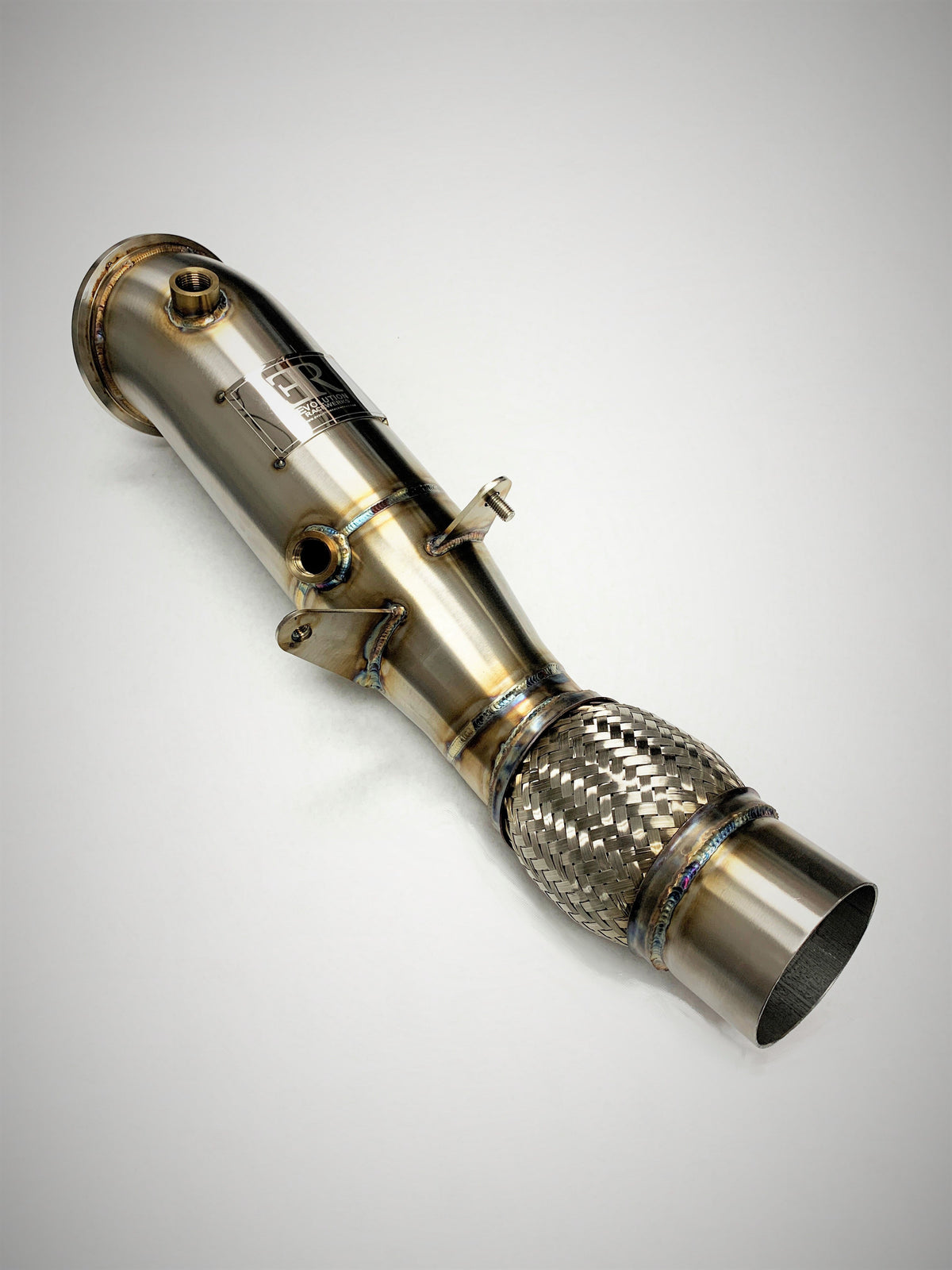 Evolution Racewerks Competition Series 4" Catless Downpipe 230i G42 B48 (view 3)