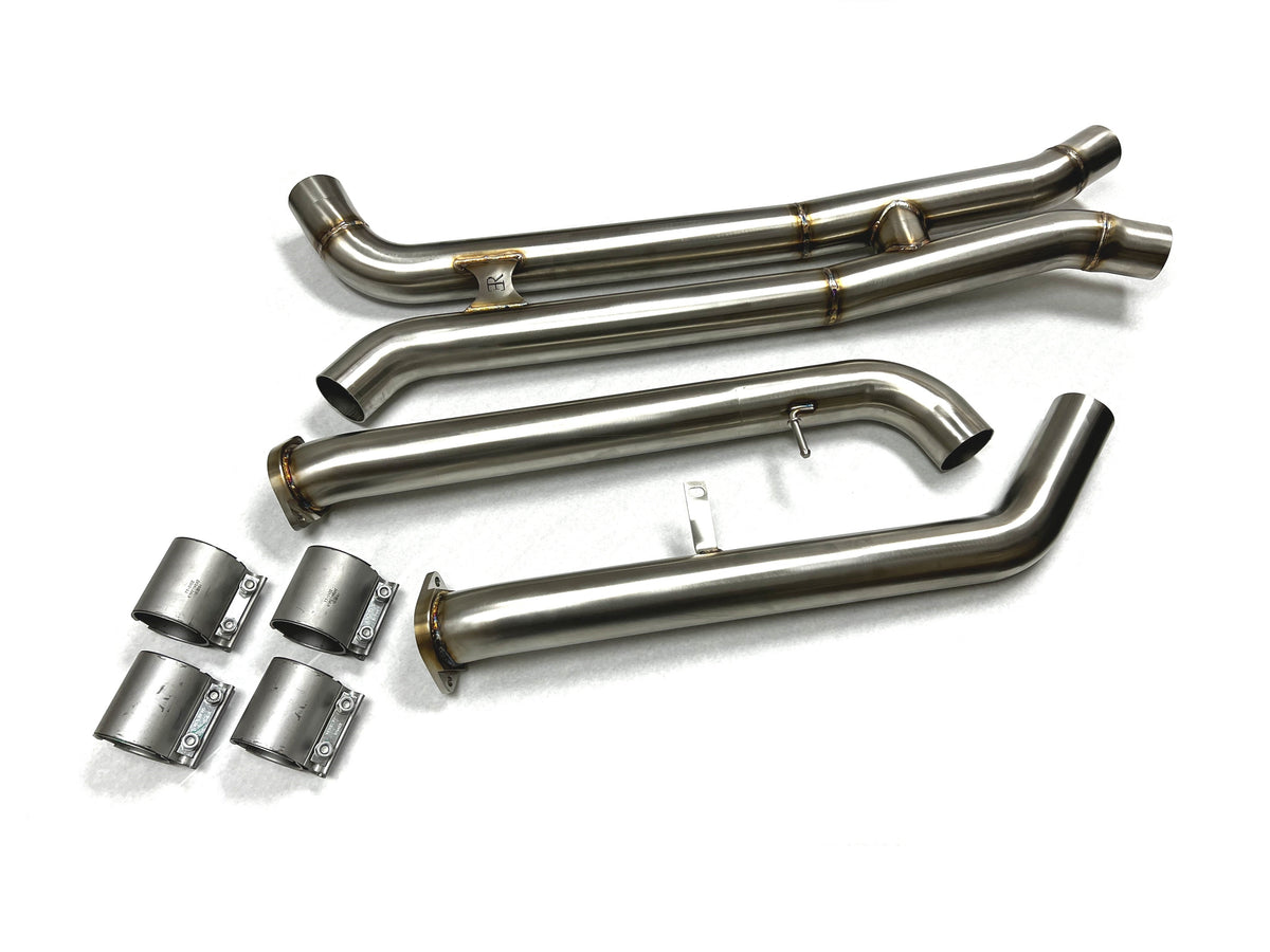 Evolution Racewerks Competition Series Mid Pipes BMW M2 G87 S58 (view 4)