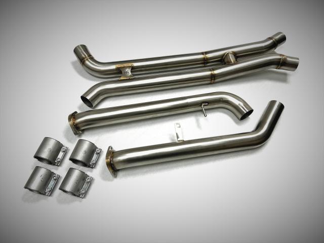 Evolution Racewerks Competition Series Mid Pipes for BMW M3 (G80) / M4 (G82) S58 (view 4)