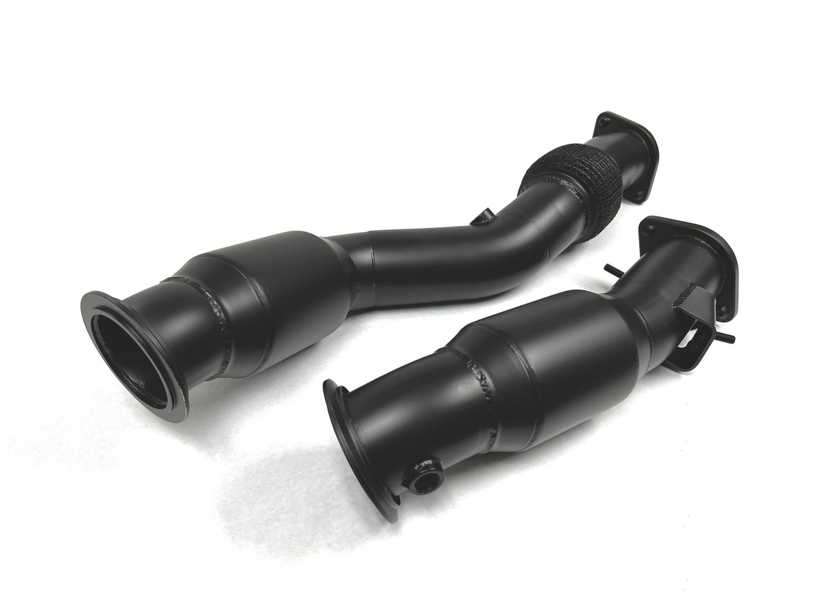 Evolution Racewerks Sports Catted Downpipes – BMW X3M / X4M (F97 / F98, S58) – ceramic thermal coating