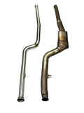 Evolution Racewerks Competition Series Mid Pipe 330i / 430i G20 B46 (view 5, vs stock)