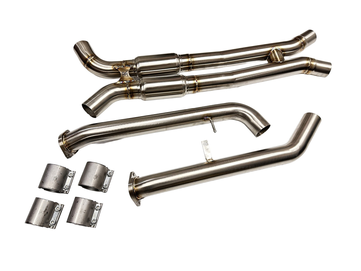 Evolution Racewerks Sports Series Resonated Mid Pipes BMW M3 G80 / M4 G82 S58 (view 4)