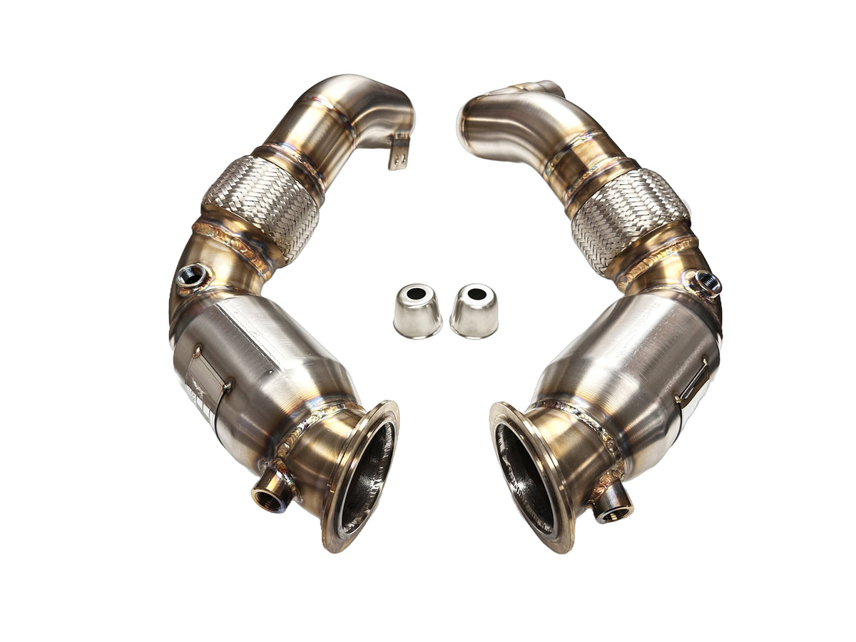 Evolution Racewerks Sports Series High Flow Catted Downpipes M550i / 750i G30 / G11 N63