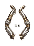 Evolution Racewerks Sports Series High Flow Catted Downpipes N63 F-Chassis (view 2)