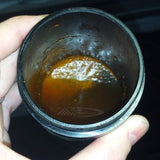 Oil collected by BMS oil catch can