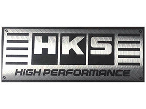 HKS Cold Air Intake Box circular polished emblem