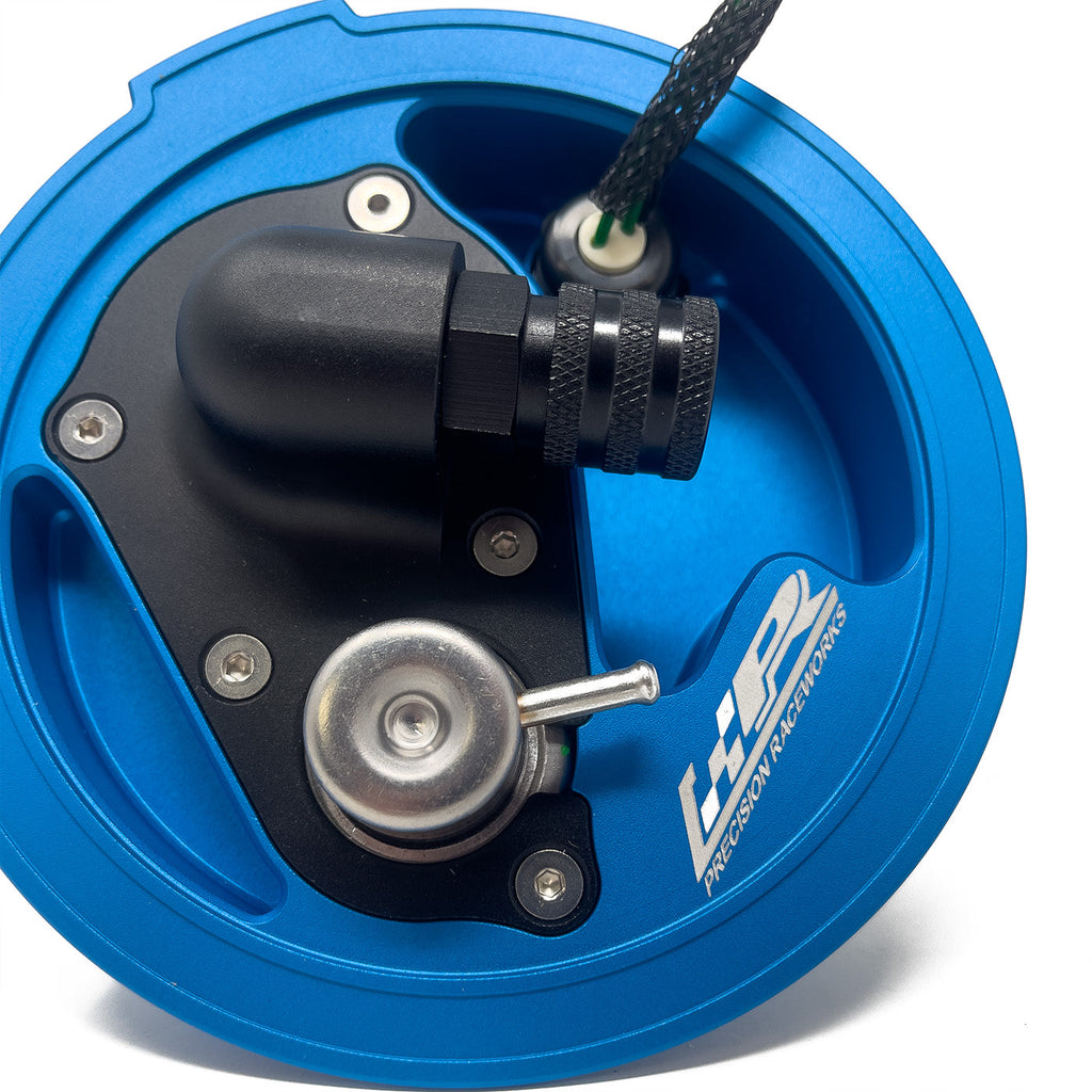 Precision Raceworks E9X / E8X In-Tank Fuel Filter & Regulator V2 – in-tank 5 bar regulator detail
