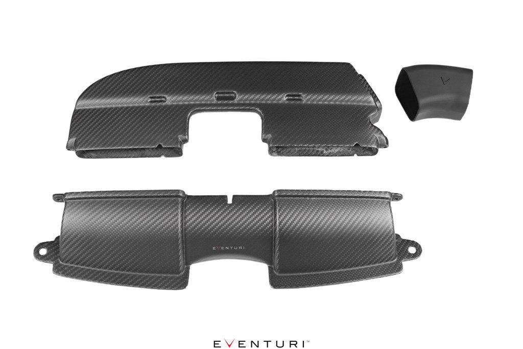 Eventuri E9x M3 matte carbon duct set