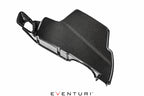 Eventuri E9x gloss carbon airbox lid detail
