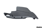 Eventuri E9x matte carbon airbox lid detail