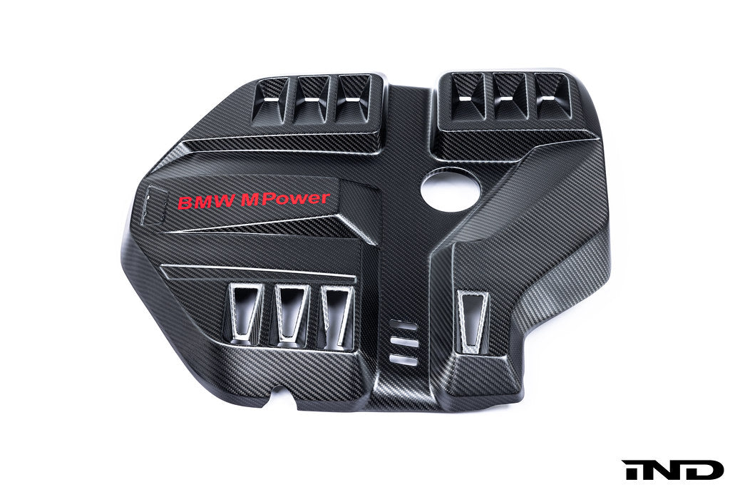 Eventuri G8x S58 matte carbon engine cover