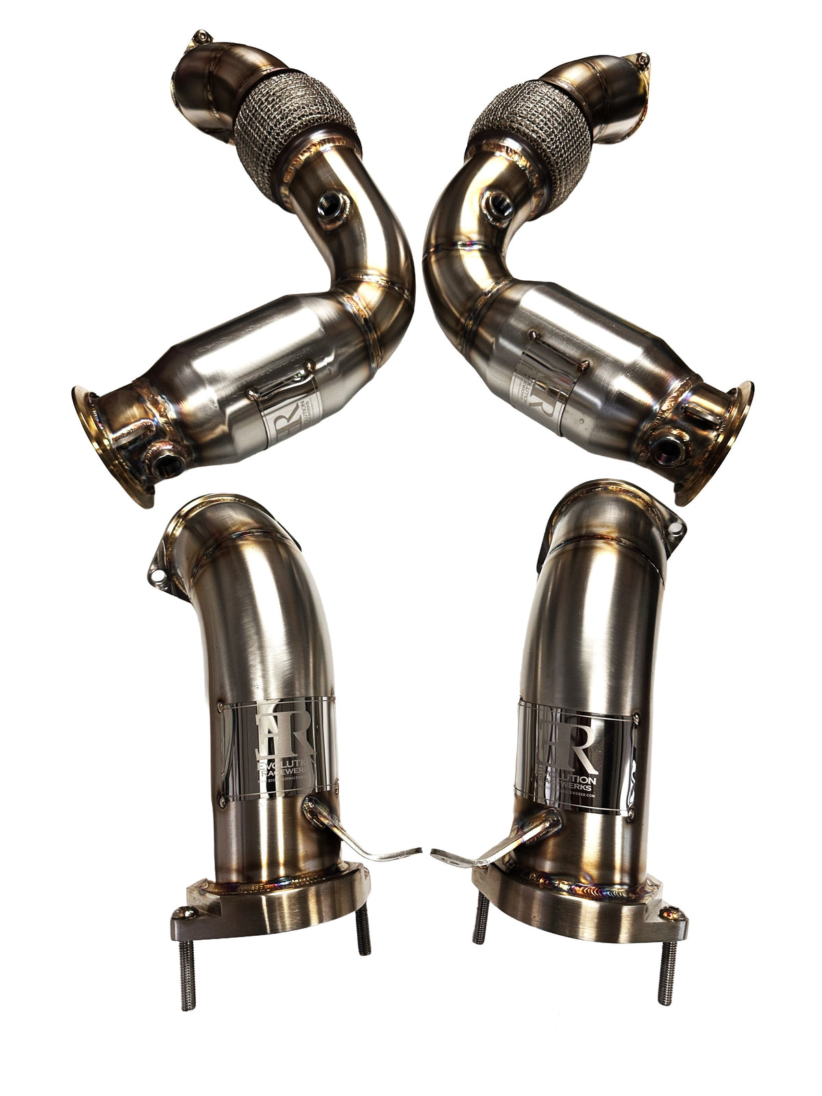 Evolution Racewerks Sports Series High Flow Catted Downpipes BMW M5 G90 S68