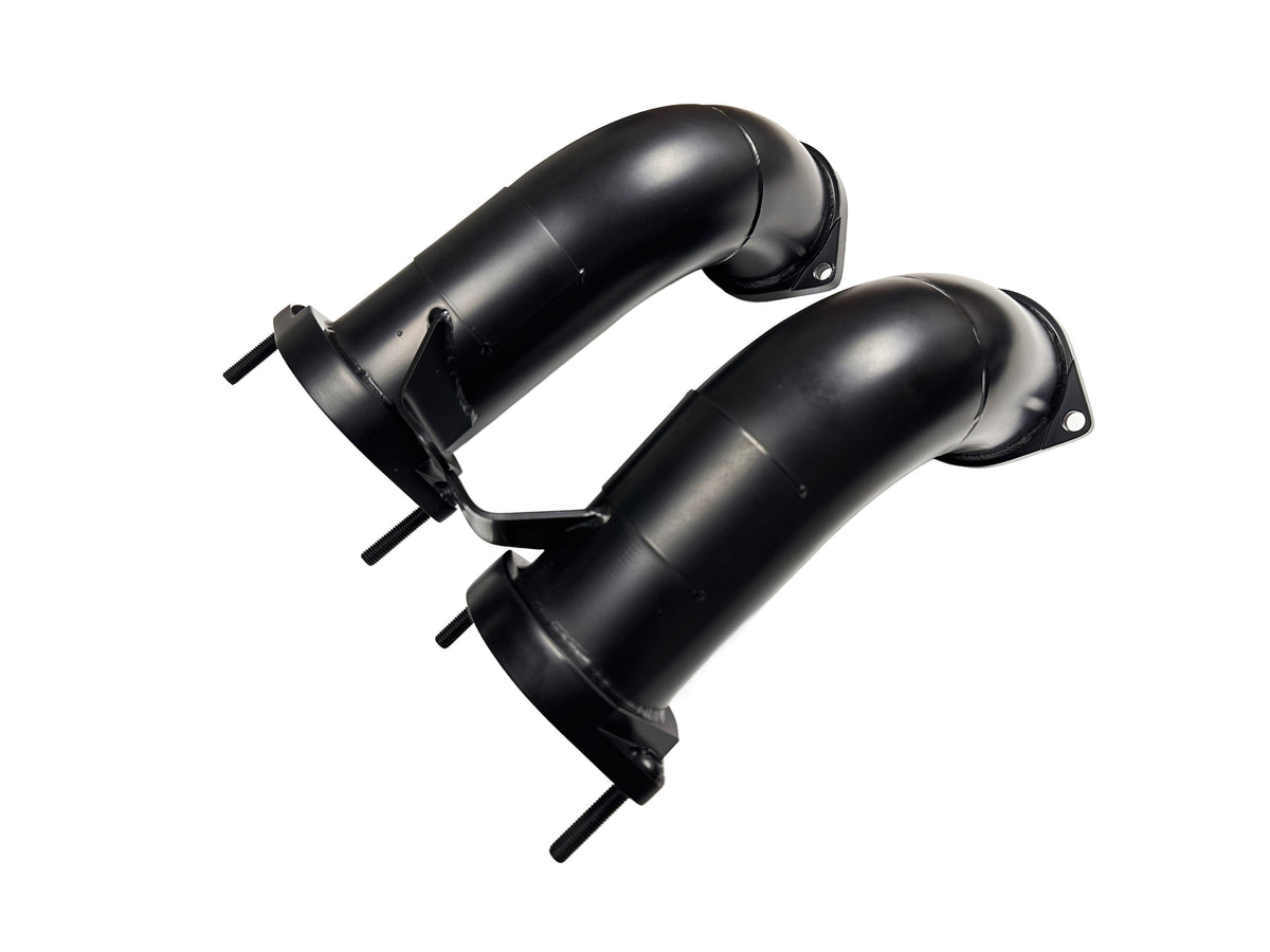 Evolution Racewerks Sports Series High Flow Catted Downpipes – BMW 760i / X5 M60i / X6 M60i / X7 M60i / X5 M / X6 M / XM (G70 / G05 / G06 / G07 / F95 / F96 / G09, S68) – secondary downpipes ceramic thermal coating view 2