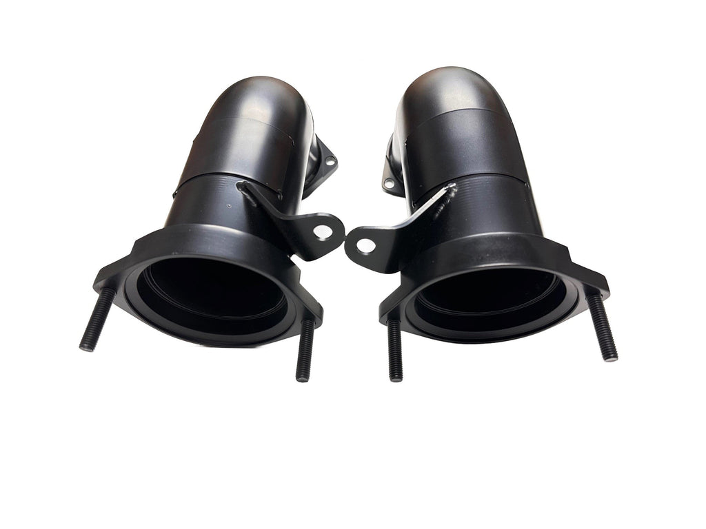 Evolution Racewerks Competition Series Catless Secondary Downpipes BMW 760i / M60i / X5 M / X6 M / XM S68 (view 5)