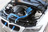 BMS E-chassis N55 intake tube and filter detail