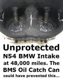 Carbon-fouled intake valves caused by PCV oil vapor