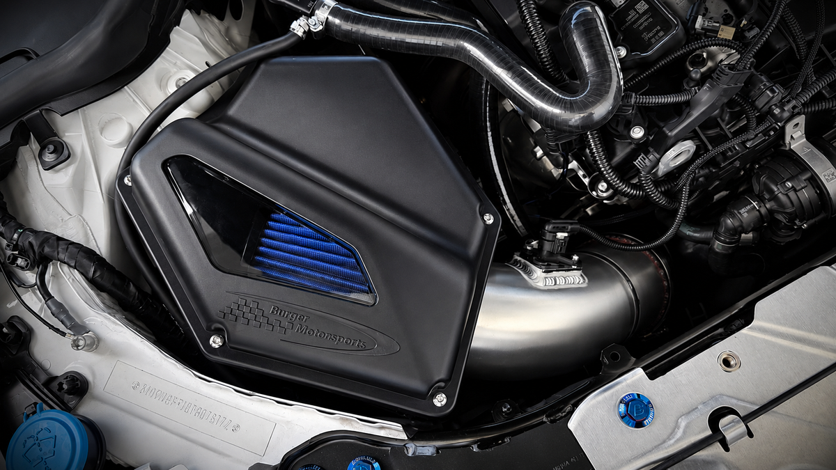 BMS Competition Cold Air Intake for Pure 900 Turbo - BMW M240i M340i M440i Gen 2 B58 - Blue Filter
