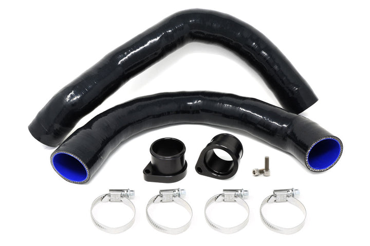 BMS gloss black silicone S55 charge pipes for BMW M2 Competition, M3 and M4