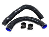 BMS S55 silicone charge pipes with billet aluminum flanges for BMW F80 M3 / F82 M4