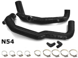 BMS N54 high flow silicone turbo inlets with hardware