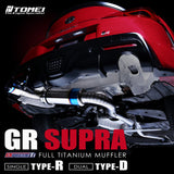 Tomei Expreme Ti Full Titanium Muffler Type-R - Toyota GR Supra