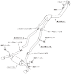 HKS Super Turbo Muffler 31029-AT005 layout drawing