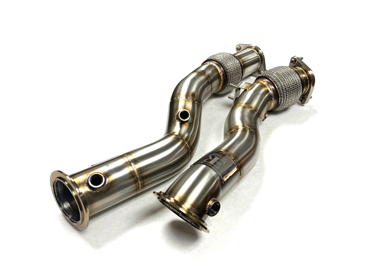 Evolution Racewerks Competition Catless Downpipes – BMW M2 / M3 / M4 (G87 / G80 / G82, S58) – product view