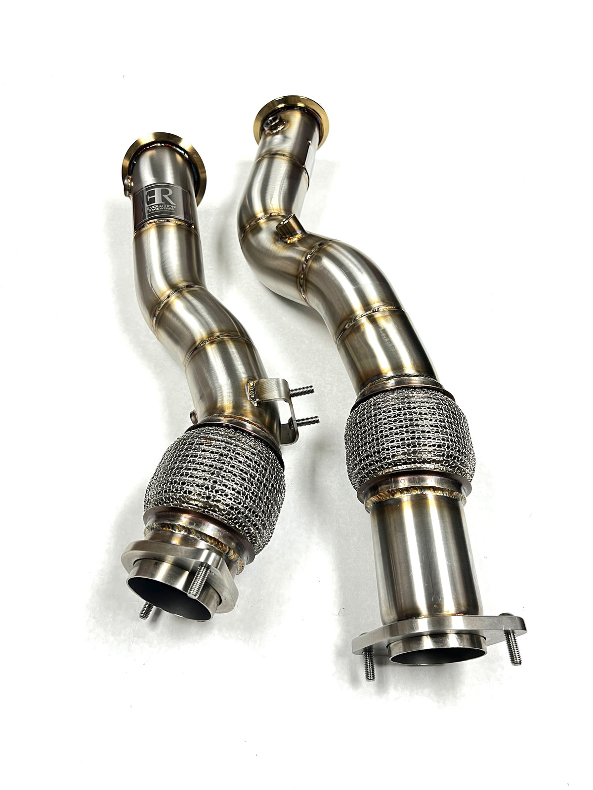 Evolution Racewerks Competition Catless Downpipes – BMW M2 / M3 / M4 (G87 / G80 / G82, S58) – product view 2