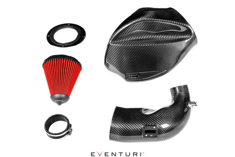 Eventuri Black Carbon Intake System for 2019+ BMW G20 M340i - EVE-G20B58-V2-INT