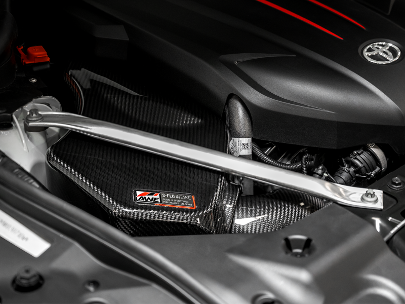 AWE Tuning S-FLO Carbon Intake Lid for Toyota GR Supra (2020+) (view 5)