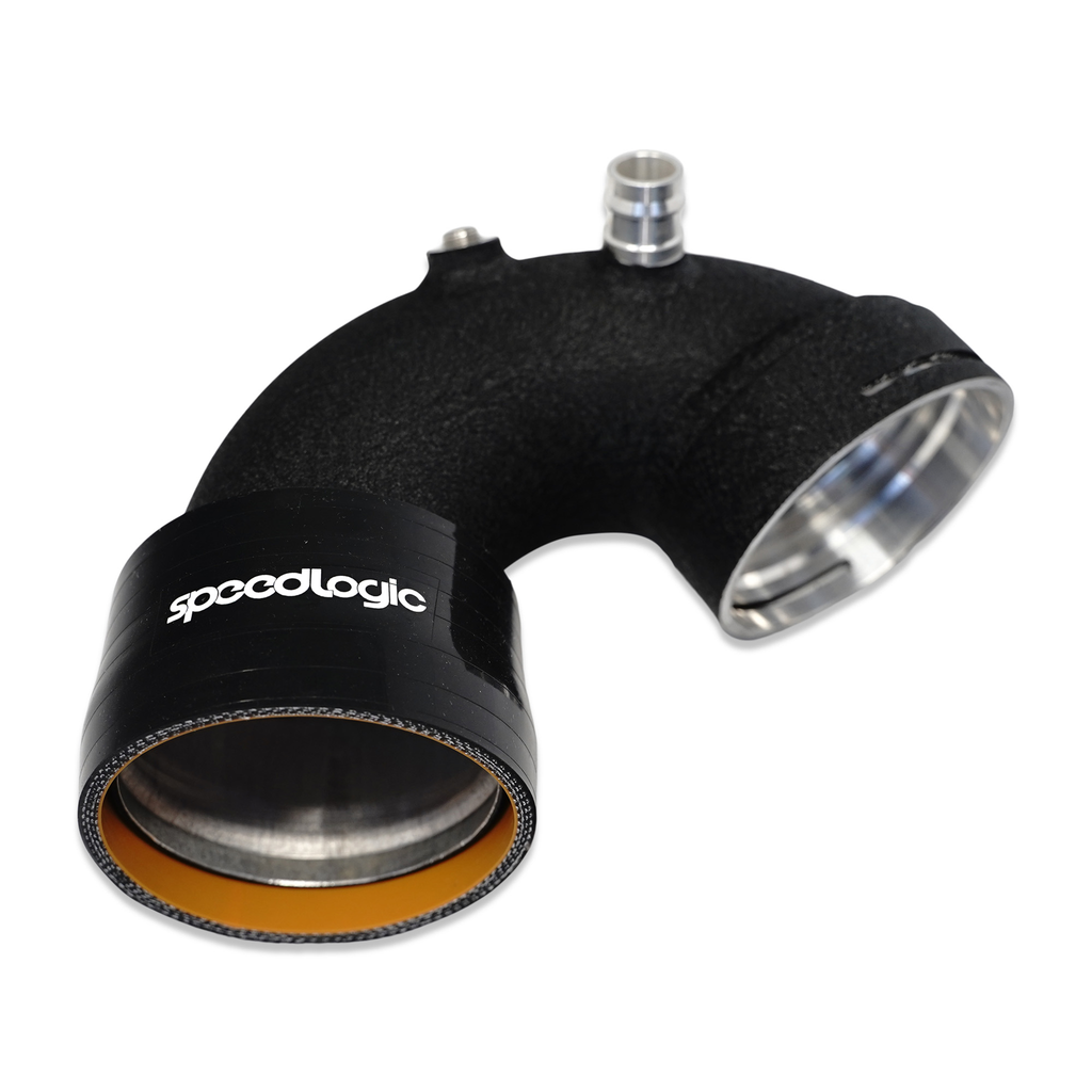 Speed Logic Cold Side J-Pipe Charge Pipe for BMW M3 / M4 / M2 Competition (F80 / F82 / F87, S55) (view 2)