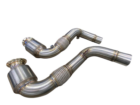 Active Autowerke S63 Catted Downpipes V8 BMW x5 M and X6 M X5 X6 550i 650i