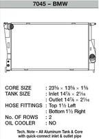 CSF #7045 manual radiator for BMW 135i, 135is and 335i (N55) (view 3)