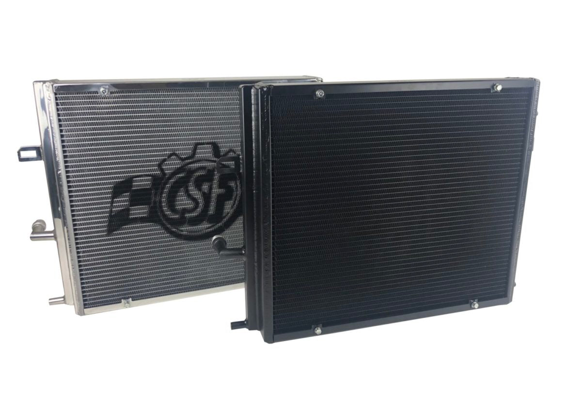 CSF #8131B satin black triple-pass heat exchanger for BMW F2x/F3x B58/B48 (view 4)