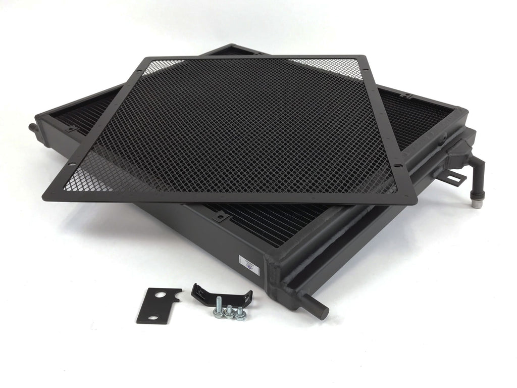 CSF #8131B satin black triple-pass heat exchanger for BMW F2x/F3x B58/B48 (view 2)