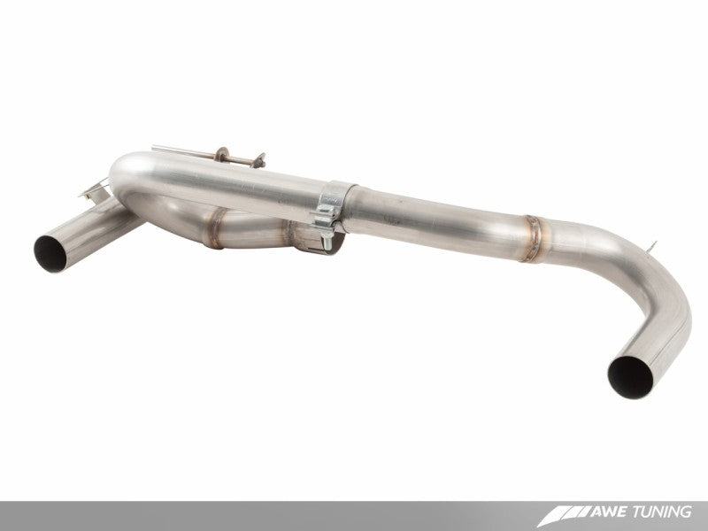 AWE Tuning Touring Axle-Back Exhaust for BMW 335i/435i (F3X), Chrome Silver 102mm (view 3)