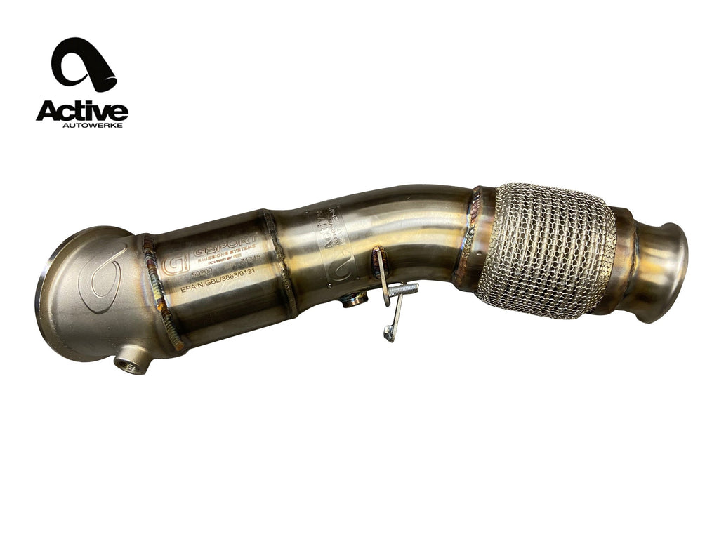 Active Autowerke B46 Catted Downpipe for Toyota Supra MKV 2.0 (A91) (view 4)