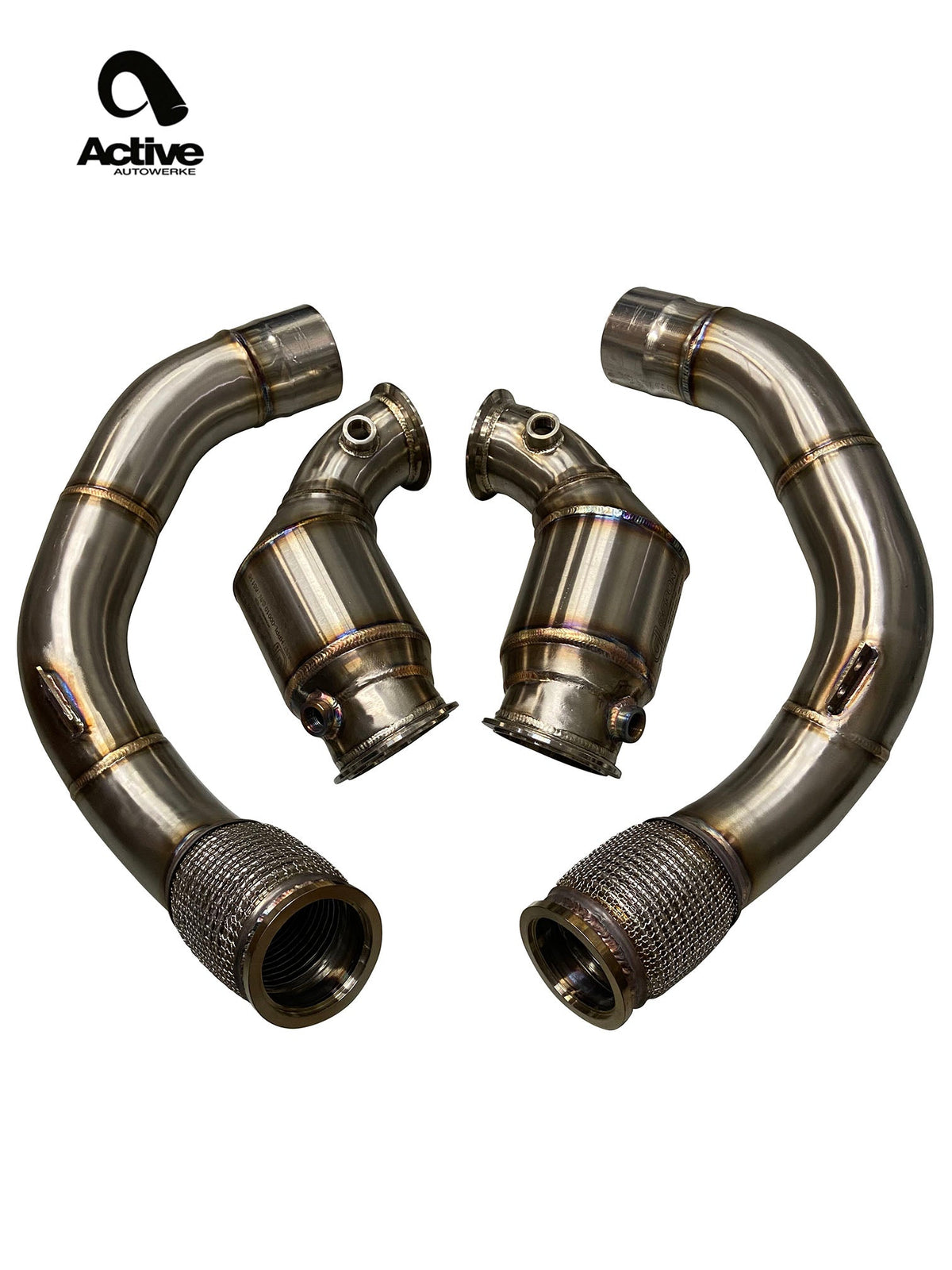 Active Autowerke Catted Downpipe for BMW M5 / M8 (F90) / X5M / X6M (view 4)